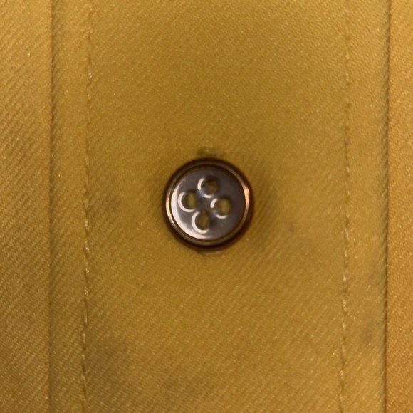 Fred Rothschild button up yellow dress - Picture 3 of 4